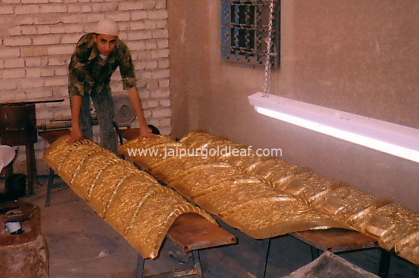 24K GOLD PLATTING SHEET NAZAF - IRAQ